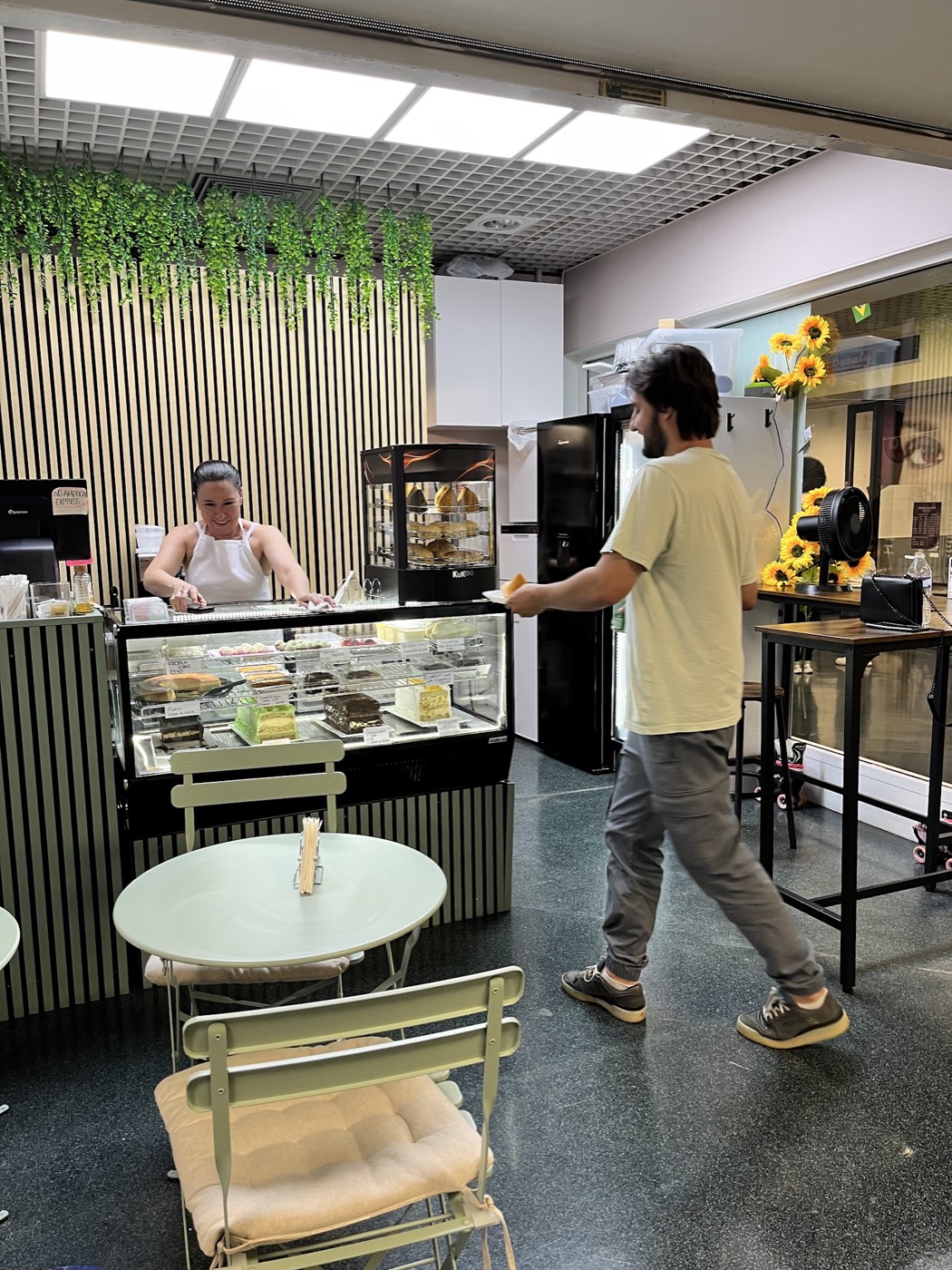 The friendly team behind the counter at Lakcakes in Stratford